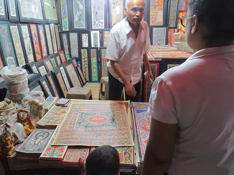 Madhubani Painted Craft — Madhubani painting